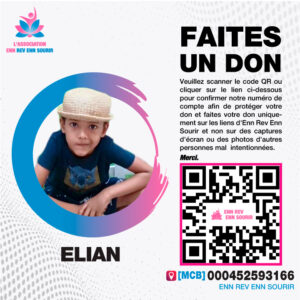 Elian a 2 ans, il doit subir plusieurs analyses de sang.