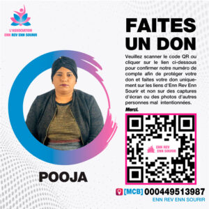 Pooja agée de 33 ans souffre du cancer du sein.