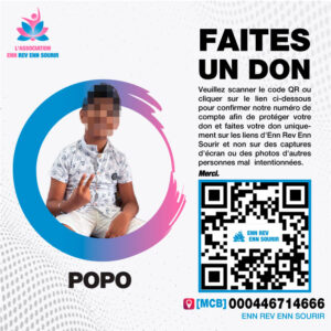 Popo , 11 years old suffers from Cerebral Palsy