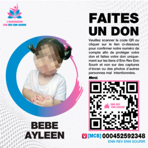 Bébé Ayleen, âgé de 1 an, devra subir une fermeture de colostomie