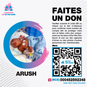 Arush a 4 mois, souffre d'une hernie
