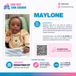 Maylone 2 Years Old , Needs to go for his gastropediatre appointement .