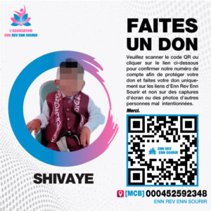 Shivaye a 2 ans, il souffre de spina bifida.