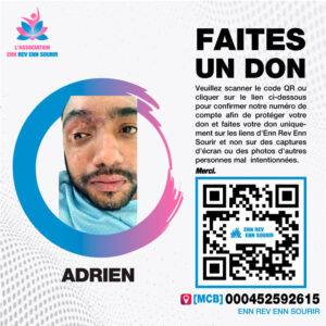 Adrien a 31 ans, souffre d'un trauma sévère