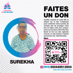 Surekha, 54 ans, souffre d'une masse hépatique.