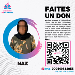 Naz, 63 ans, souffre d'un décollement de la rétine de son œil gauche