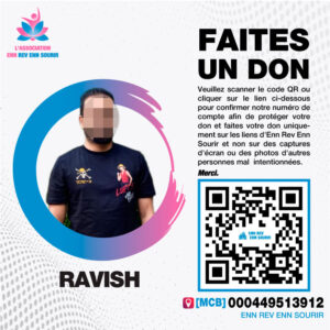 Ravish, 34 ans, doit subir un remplacement total de la hanche.