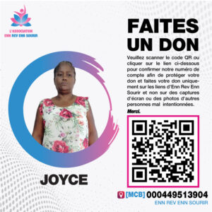 Joyce, 53 ans, souffre d'un cancer du sein.
