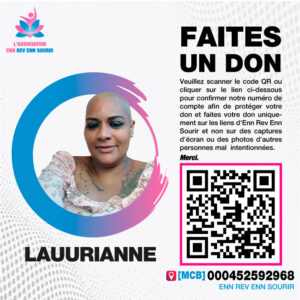 Laurianne, 42 ans, souffre d'un carcinome du col de l'utérus