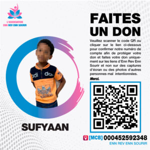 Sufyaan, 4 ans, doit subir une chirurgie de meatoplastie.