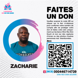 Zacharie, 58 ans, souffre de varices sévères aux deux jambes