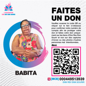 Babita, 57 ans, est paraplégique depuis 8 ans en raison d'une douleur intense au bas du dos.