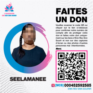 Seelamanee, 68 ans, souffre d'une déficience visuelle à l'œil gauche.