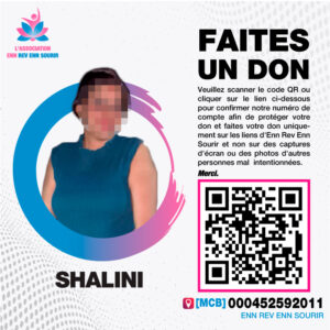 Shalini, 43 ans, souffre d’un problème grave entre la vessie et l’appareil urinaire