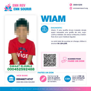 Sufyaan Wiam, 11 ans, a besoin d'une greffe de rein.