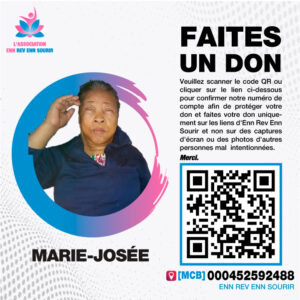 Marie Josée Edouard, 71 years old, suffers from kidney failure