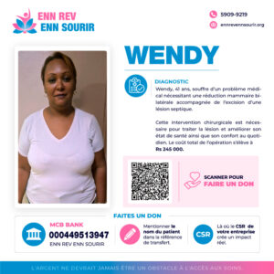 Wendy, âgée de 41 ans, nécessite une réduction mammaire