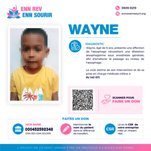 Wayne 6 Years old Needs to undergo and Oesophageal Dilatation Under GA Surgery