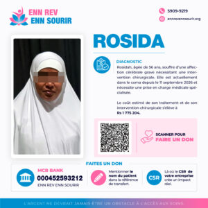 Rosidah,56 yrs has been in a coma since 11 September 2026